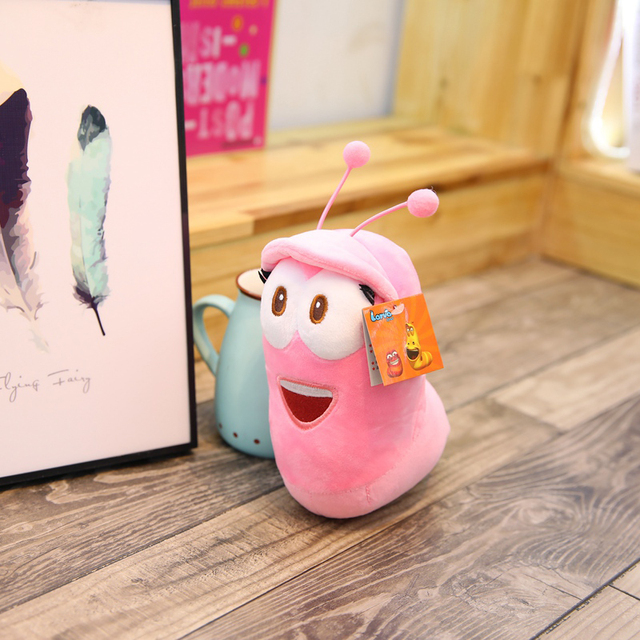 Koreański Anime zabawy owad Slug - 3 sztuki/partia - kreatywne larwy pluszowe zabawki - słodkie nadziewane robaki - dla dzieci - prezent urodzinowy - Wianko - 15