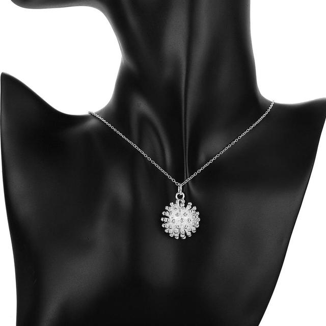 Zestaw biżuterii damskiej - Popularna marka naszyjnik i pierścień wykonane ze srebra próby 925 - Wianko - 4