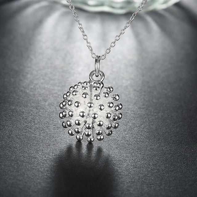 Zestaw biżuterii damskiej - Popularna marka naszyjnik i pierścień wykonane ze srebra próby 925 - Wianko - 2