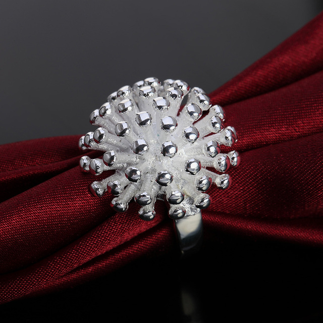 Zestaw biżuterii damskiej - Popularna marka naszyjnik i pierścień wykonane ze srebra próby 925 - Wianko - 5