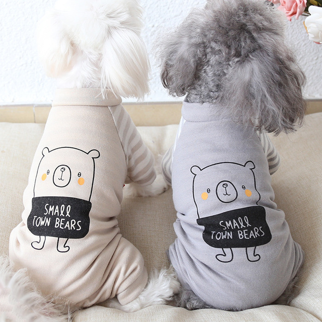Słodki miś - zimowy ciepły pies ubranie - szlafrok dla psów - Wianko - 2