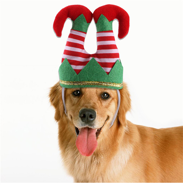 Czapka z klaunem dla psów na Boże Narodzenie - śmieszny dodatek dla zwierząt na jesień i zimę - Wianko - 2
