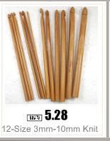 Zestaw 36 sztuk drutów dziewiarskich z karbonizowanego bambusa w 18 rozmiarach - pojedyncze wskazał gładkie - narzędzie chińskiego stylu do szycia - Wianko - 11