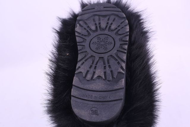 Dziecięce futrzane śniegowe buty zimowe - puszyste, pluszowe, aksamitne, ciepłe - Wianko - 16
