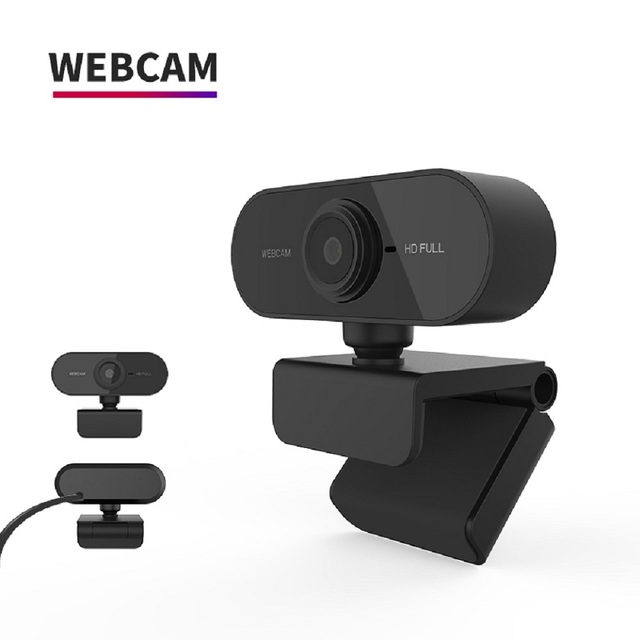 Kamera internetowa Awapow 1080P Full HD z mikrofonem, obrotowa do komputerów stacjonarnych, konferencji wideo i YouTube - USB 4K - Wianko - 2