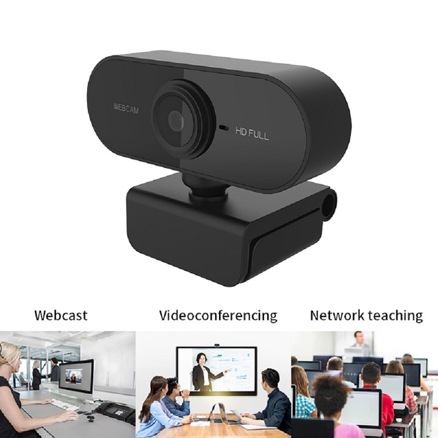 Kamera internetowa Awapow 1080P Full HD z mikrofonem, obrotowa do komputerów stacjonarnych, konferencji wideo i YouTube - USB 4K - Wianko - 4