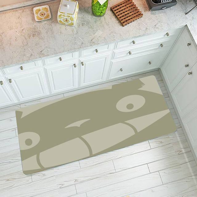 Mata kuchenna i dywan Totoro do sypialni, salonu, przedpokoju i łazienki - antypoślizgowe dekoracje wejściowe - Wianko - 18