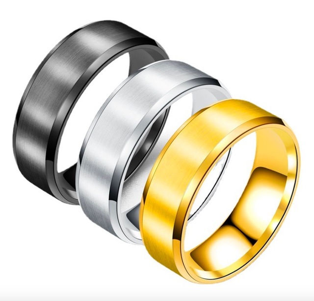 Personalizowany pierścień stalowy mix stylu biżuteria lot hurtownia nowy BR1 - stal nierdzewna, pierścienie+ - Wianko - 5