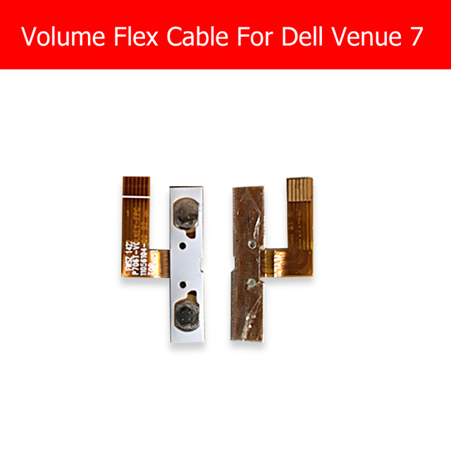 Oryginalny elastyczny kabel do Dell Venue 7 3740 z kontrolą dźwięku i przełącznikiem głośności - część wymienna do tabletu - Wianko - 3