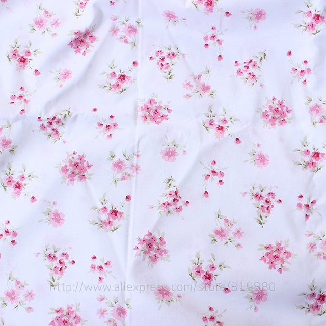 Tianxinyue - Tkanina bawełniana do patchworku z kwiatowym nadrukiem do szycia pościeli i poduszek - Wianko - 11