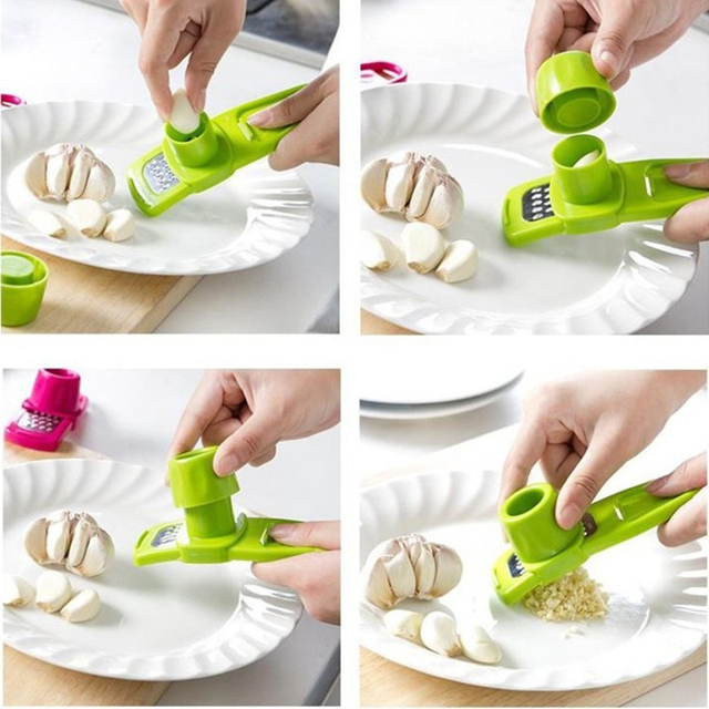Wyciskacz do czosnku - narzędzie do szlifowania i kruszenia czosnku, przystosowane do użytku w kuchni i naczyń domowych - Wianko - 3