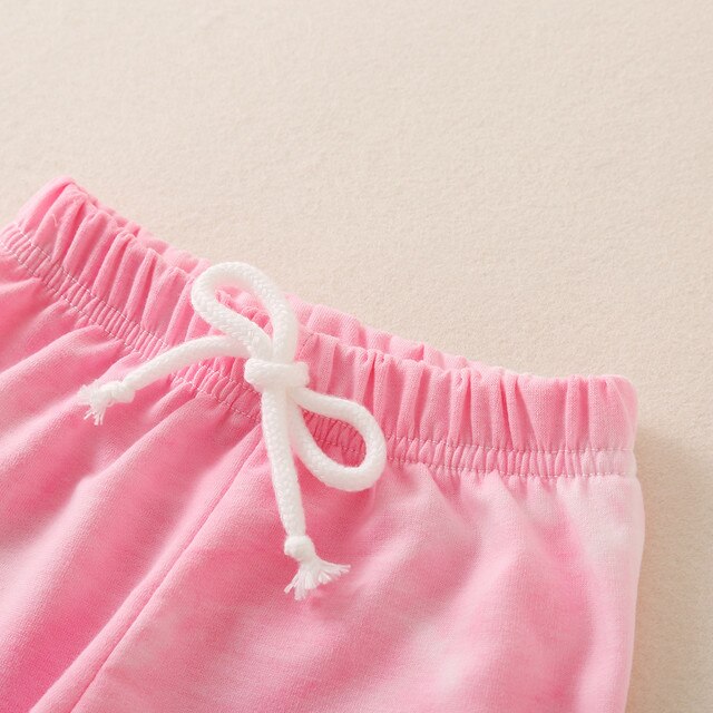 Zestaw spodni i bluzki dla chłopców i dziewczynek z wydrukiem tie-dye i długim rękawem - Wianko - 11
