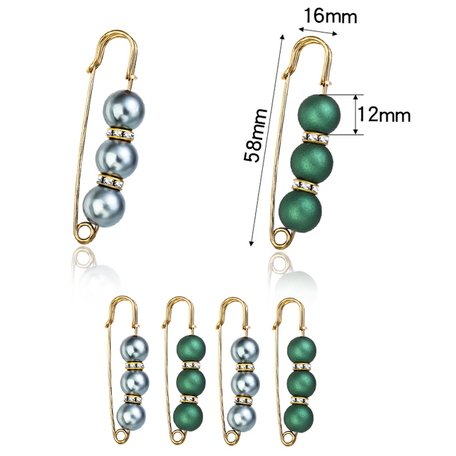 Broszka z hurtownią z zamknięciem kołnierza i uchwytem na ubrania 58mm x 16mm - Wianko - 5