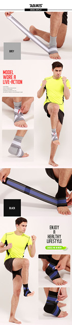 Profesjonalny elastyczny stabilizator kostki Aolikes - 1 sztuka, do biegania i fitnessu - Wianko - 9