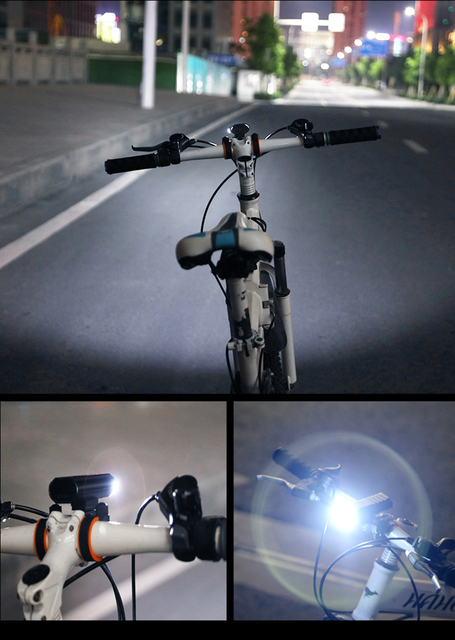 Latarka rowerowa Joshock 3T6 z funkcją Power Bank USB, wodoodporna czarna lampa przednia górskiego roweru, 5200mAh bateria - Wianko - 13