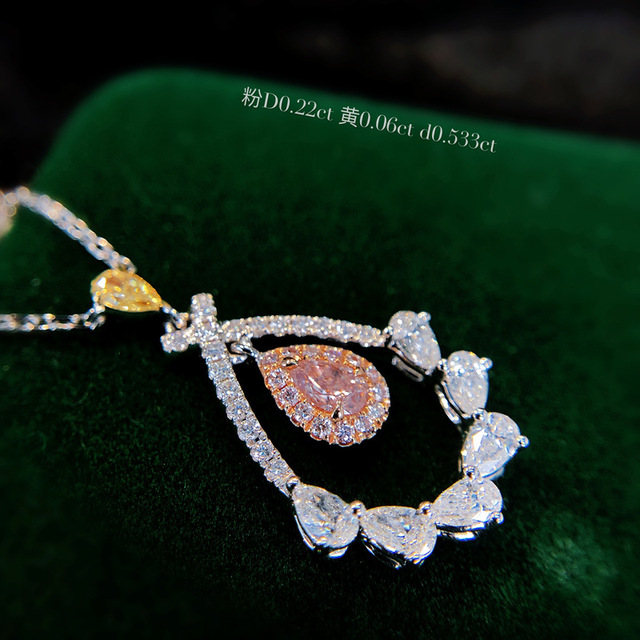Srebrny naszyjnik z różowym kryształem, wykonany z oryginalnego srebra 925, elegancki i modny. Łańcuszek do swetra o trendowych elementach. Naszyjnik o wyjątkowym wyglądzie i subtelnej elegancji - Wianko - 7