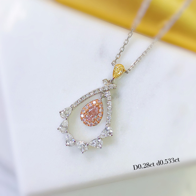 Srebrny naszyjnik z różowym kryształem, wykonany z oryginalnego srebra 925, elegancki i modny. Łańcuszek do swetra o trendowych elementach. Naszyjnik o wyjątkowym wyglądzie i subtelnej elegancji - Wianko - 10