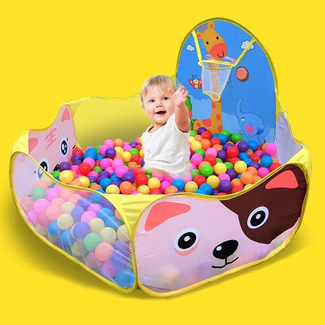 Namiot balon Pit Pool dla dzieci ze składanym koszem - Wianko - 6