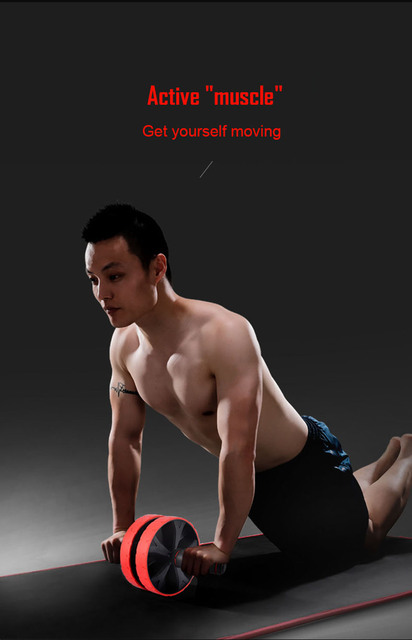 GOBYGO Roller do ćwiczeń brzucha - trening mięśni brzucha, ćwiczenia dla kobiet i mężczyzn - Wianko - 10