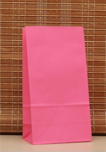Partia 10 sztuk małych papierowych torebek upominkowych w 2 stylach - Polka Dot, kolorowe. Wymiary: 18x9x6 cm - Wianko - 9