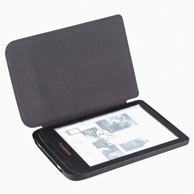 Skórzany pokrowiec Slim e-book do PocketBook 616/627/632/ Touch Lux 4/ Basic Lux 2 - ochrona i styl - Wianko - 13