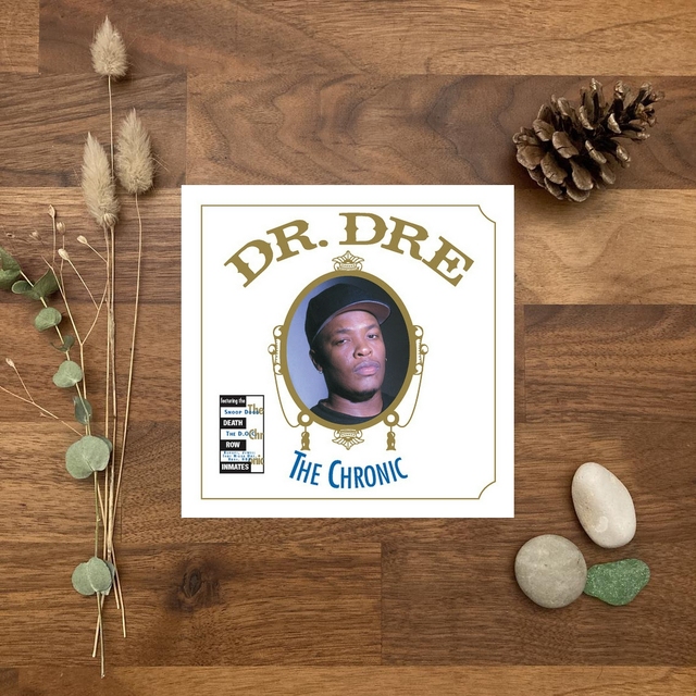 Plakat na płótnie z okładką albumu Dr. Dre Chroniczna - dekoracja ścienna malarstwo rap hip hop gwiazda muzyki - Wianko - 10
