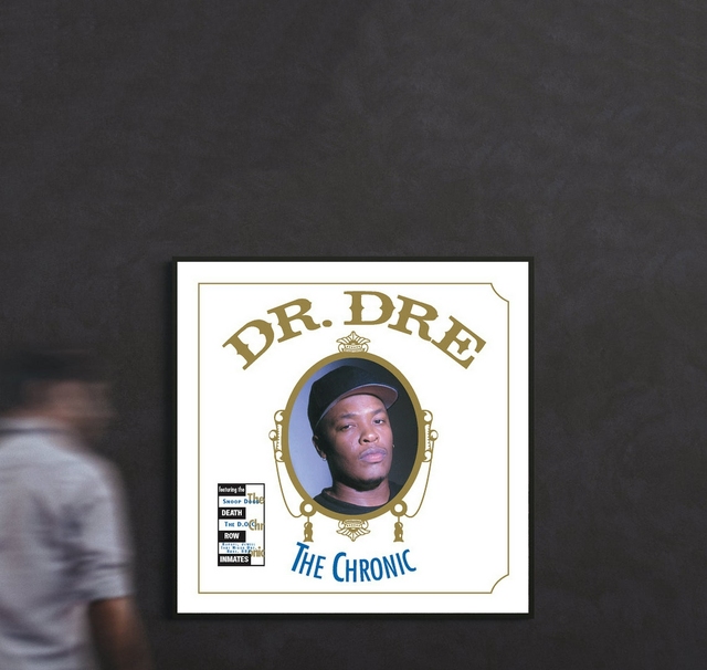 Plakat na płótnie z okładką albumu Dr. Dre Chroniczna - dekoracja ścienna malarstwo rap hip hop gwiazda muzyki - Wianko - 12