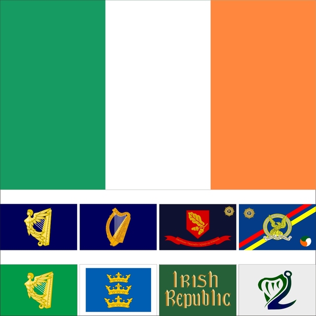 Flaga stanu Irlandia Dublin 90x150cm 120g 100D podwójne szyte Banner chorąży - Wianko - 3