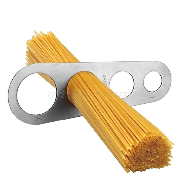 Narzędzie do pomiaru Spaghetti - Miarka ze stali nierdzewnej, kontrola porcji, 4 porcje - Wianko - 3