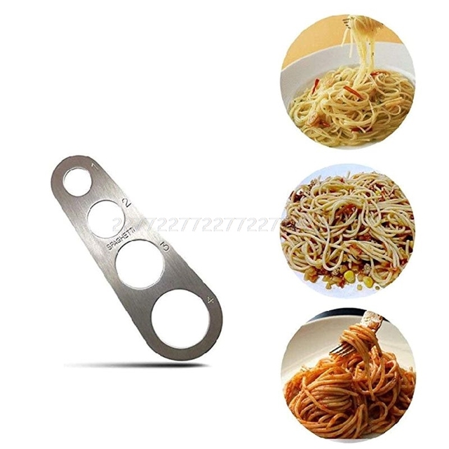 Narzędzie do pomiaru Spaghetti - Miarka ze stali nierdzewnej, kontrola porcji, 4 porcje - Wianko - 6