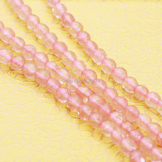 Rzemiosło biżuteryjne: 6mm różowy arbuz turmalin okrągłe luźne koraliki Jasper Jade Gems kamień szlifowane, 15 cali dla kobiet - Wianko - 4