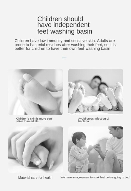 Kąpiel stóp beczka masażu dla dzieci - składana, przenośna wanna stóp - Wianko - 10