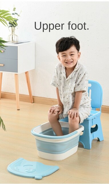 Kąpiel stóp beczka masażu dla dzieci - składana, przenośna wanna stóp - Wianko - 16