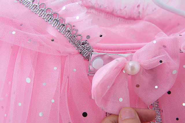 Tiulowa płaszczykowa przebranka księżniczki dla dziecka w kolorach tęczy z cekinami - Wianko - 22