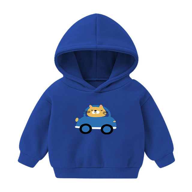 Bluza z kapturem Moletom jesienno-zimowa bluza z polaru bluza dziecięca chłopięca sweter koszula dziewczęca modne ciuchy Cartoon Sudaderas - Wianko - 4