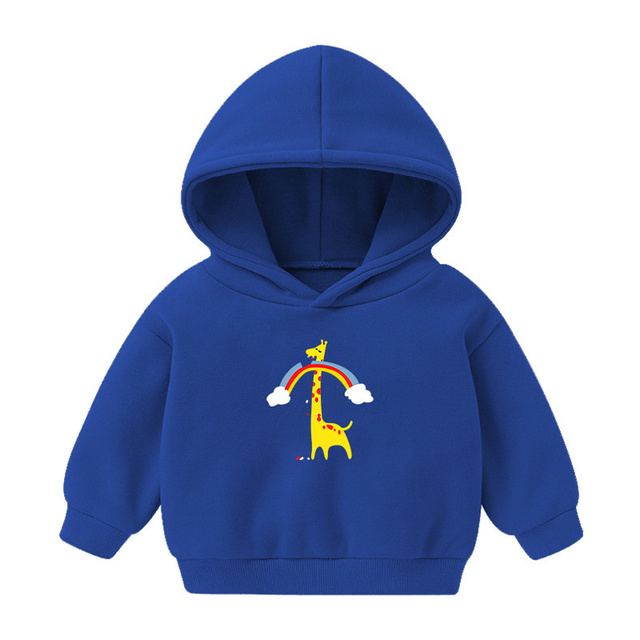 Bluza z kapturem Moletom jesienno-zimowa bluza z polaru bluza dziecięca chłopięca sweter koszula dziewczęca modne ciuchy Cartoon Sudaderas - Wianko - 2