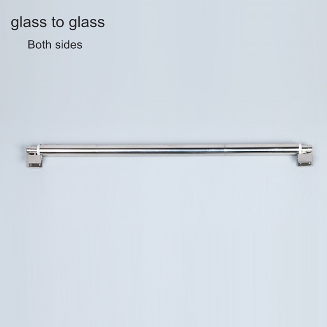 Prysznic szklane drzwi 304 ze stali nierdzewnej - uchwyt stały, pasek wsparcia od ściany do szkła - Wianko - 3