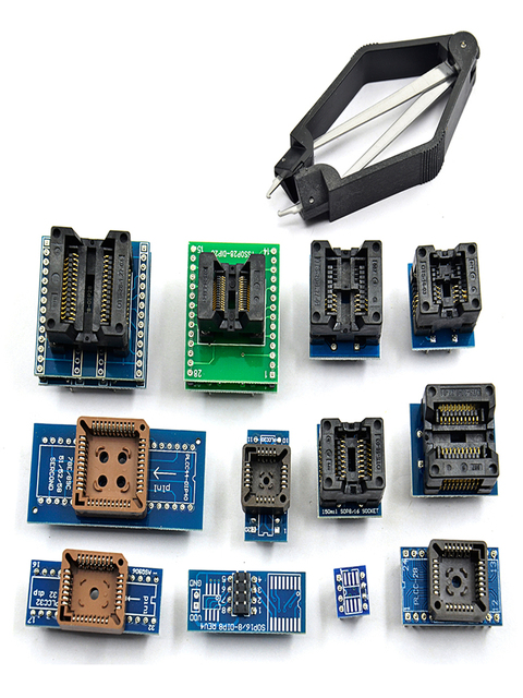 Programator USB Upmely V11.11 TL866II Plus Minipro do pamięci NAND Flash AVR PIC Bios z 8 adapterami i 13 sztukami uniwersalnych gniazd - Wianko - 2
