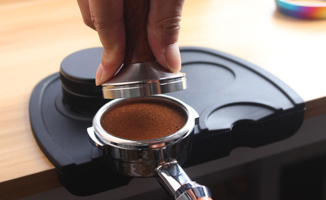 Podkładka antypoślizgowa do ubijania kawy 58mm - espresso, guma silikonowa - Wianko - 8