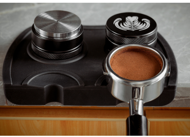 Podkładka antypoślizgowa do ubijania kawy 58mm - espresso, guma silikonowa - Wianko - 4
