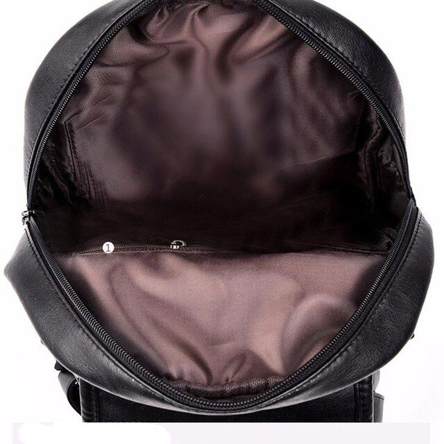 Wysokiej jakości skórzany plecak vintage dla kobiet - kobiety plecak podróżny Sac Dos plecak # g3 - Wianko - 5