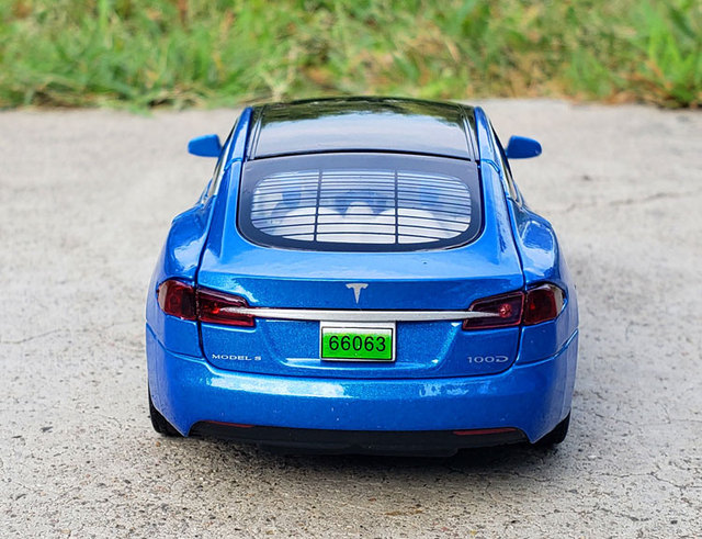New1:32 Tesla MODEL X MODEL3 - Aluminiowy Model samochodu Diecast dla dzieci (PREZENT) - Wianko - 19