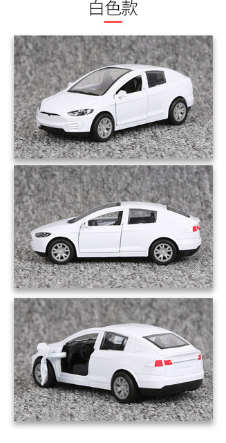 New1:32 Tesla MODEL X MODEL3 - Aluminiowy Model samochodu Diecast dla dzieci (PREZENT) - Wianko - 28