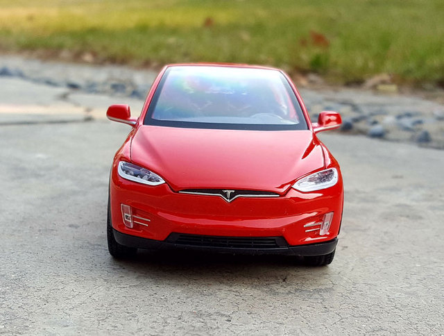 New1:32 Tesla MODEL X MODEL3 - Aluminiowy Model samochodu Diecast dla dzieci (PREZENT) - Wianko - 13