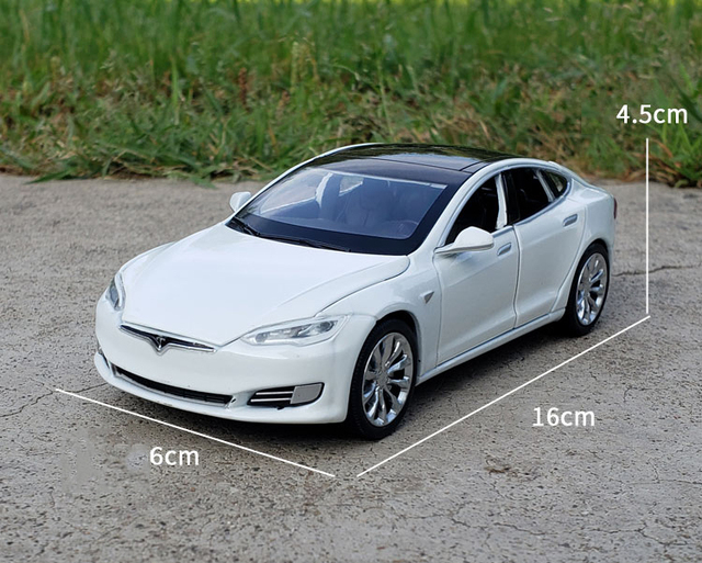 New1:32 Tesla MODEL X MODEL3 - Aluminiowy Model samochodu Diecast dla dzieci (PREZENT) - Wianko - 15