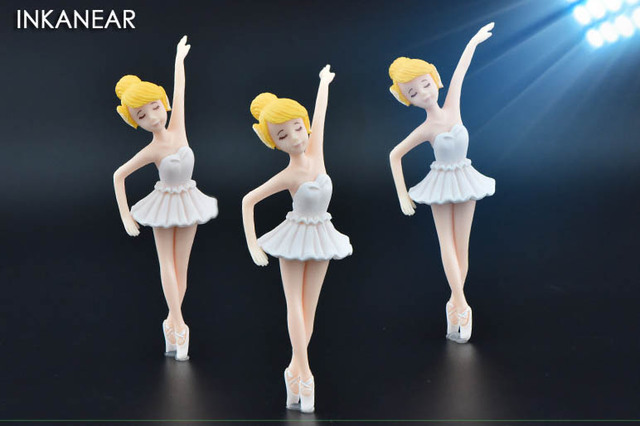 Tancerz baletowy - pamiątka, model dziewczyny w formie lalki, wisiorek miniaturka, ozdoba wnętrza, figurka z tworzywa sztucznego, prezent - Wianko - 7