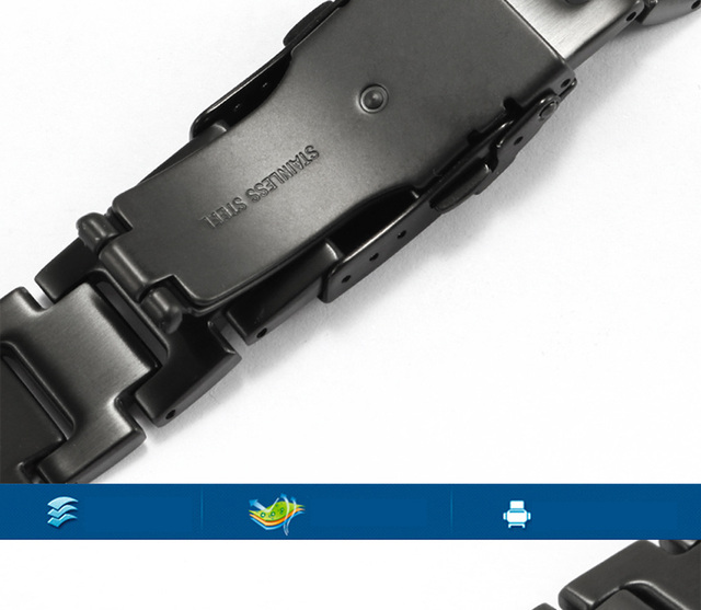 Casio 5121GW-3000 3500 2000G-seria 1000 - czarny zegarek ze stali nierdzewnej z wymiennym paskiem - Wianko - 9