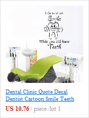 Naklejka winylowa do opieki stomatologicznej - Cartoon Stomatologia Ząb Klinika Dentysta - Z288 - Wianko - 15