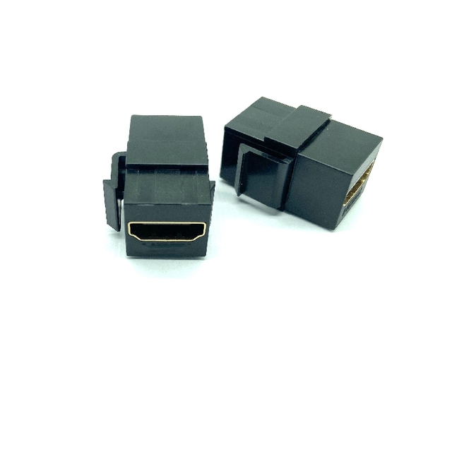 Prosty złączowy łącznik HDMI 1.4 żeński do żeńskiego F/F gniazdo Keystone (białe/czarne) - Wianko - 6