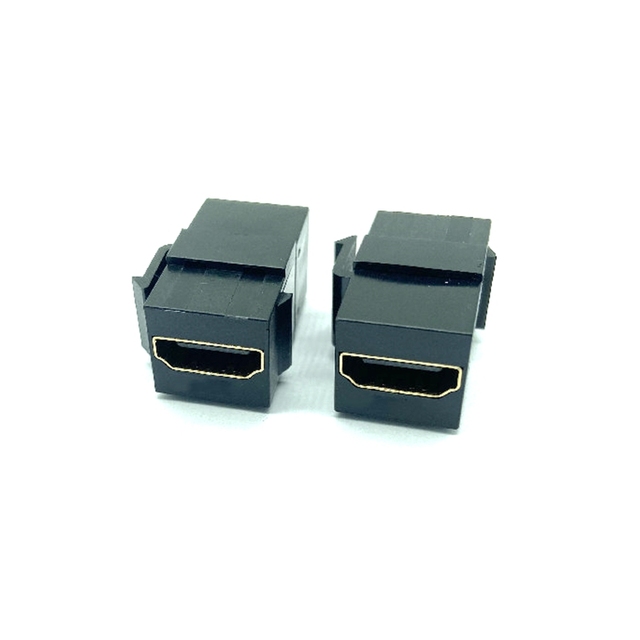 Prosty złączowy łącznik HDMI 1.4 żeński do żeńskiego F/F gniazdo Keystone (białe/czarne) - Wianko - 2